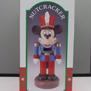 1994 Kurt Adler Disney Mickey Mouse Toy Soldier 14" Wood Nutcracker With Box